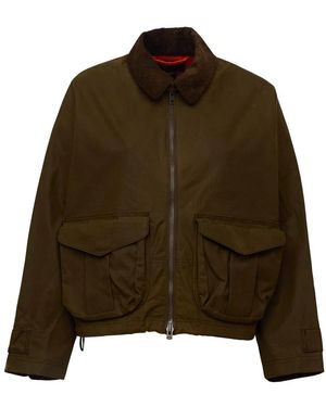 Filson Jassen ,Bruin ,Katoen Shelter Cloth Short Work Jacket - Groen