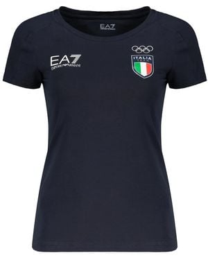 EA7 T-Shirts - Bleu