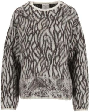forte_forte Plumes De Heron Pullover - Grau
