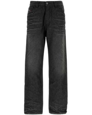 DIESEL Straight Jeans - Negro