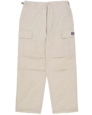 Obey Straight Trousers - Natural