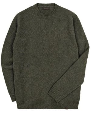 Zanone Giro Rundhals-Pullover - Grün