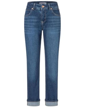 M·a·c Cropped Jeans - Azul