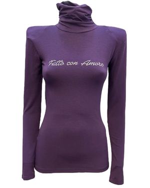 Giulia N Couture Turtlenecks - Violet