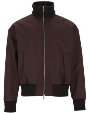 Barena Bomber Jackets - Marrone