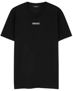 Versace Tops ,Zwart T-Shirts En Polo's Zwart