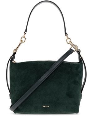 Furla Tassen ,Groen ,Leer Tonie Mini Schoudertas - Zwart