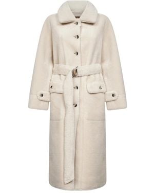 Urbancode Faux Fur & Shearling Jackets - Natural