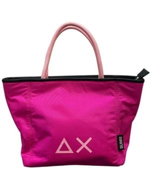 Sun 68 Shopping Bags - Pink