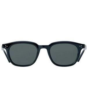 Gentle Monster Accessoires ,Zwart ,Noho 01 Ronde Zonnebril - Blauw