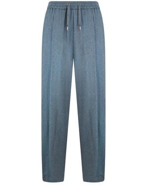 Herno Tapered Trousers - Bleu