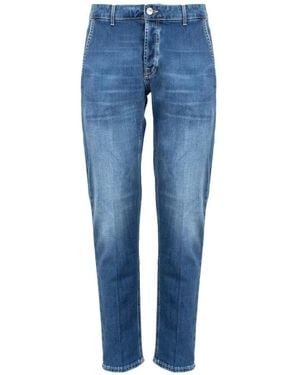 Michael Coal Straight Jeans - Azul
