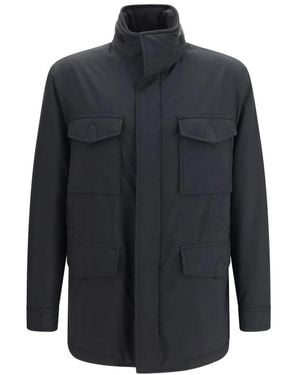 Brioni Performa Sahariana Jacke - Blau