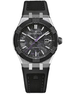 Maurice Lacroix Aikon-Ic Frozen Carbon - Zwart