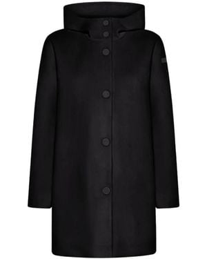 Rrd Single-Breasted Coats - Negro