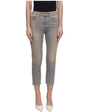 Dondup Cropped Jeans - Grigio