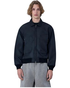 Brain Dead Jacke Mit Kragen Und Reißverschluss - Blau