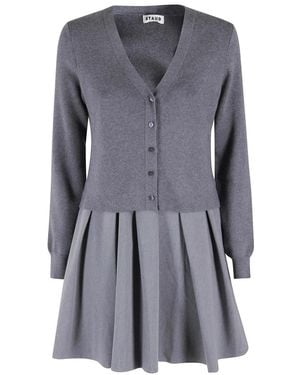 STAUD Short Dresses - Grigio