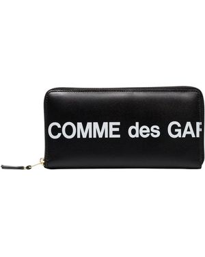 Comme des Garçons Huge Logo Wallet - Schwarz
