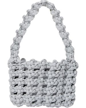 Kara Tassen ,Grijs ,Knot Armpit Schoudertas