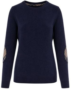 Barbour Round-Neck Knitwear - Azul