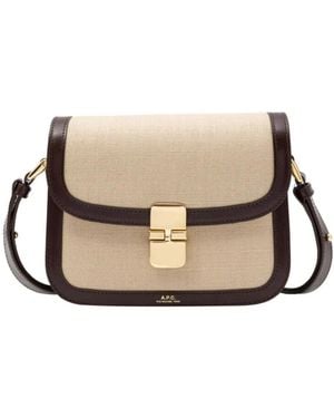 A.P.C. Shoulder Bags - Neutro