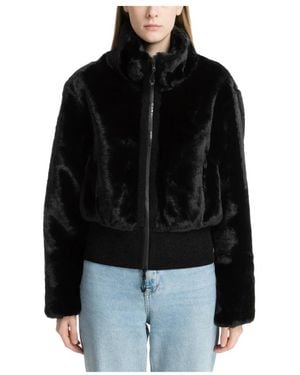 EA7 Jackets > faux fur & shearling jackets - Noir