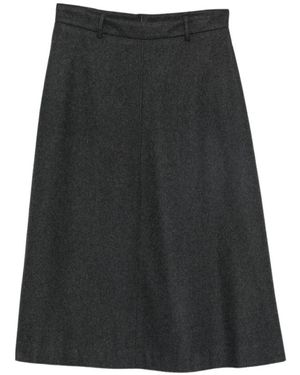 Nine:inthe:morning Midi Skirts - Black