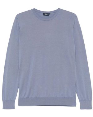 Herno Round-Neck Knitwear - Blue