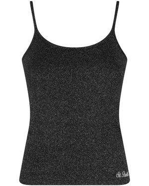 MC2 Saint Barth Sleeveless Tops - Black