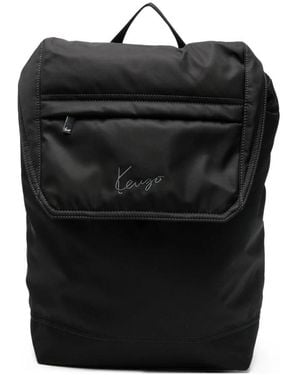 KENZO Tassen ,Zwart ,Nylon Signature Backpack