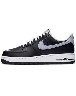 Nike Fitness ,Zwart ,Wol Air Force 1 '07 Lv8 Swoosh - Blauw