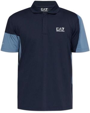 EA7 Polo Shirts - Blau