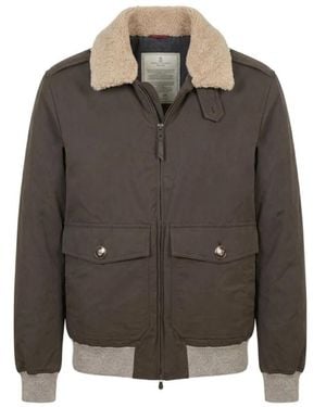 Brunello Cucinelli Bomber Jackets - Gris