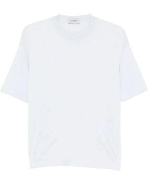 John Smedley Danby Sea Island Katoenen Trui - Wit