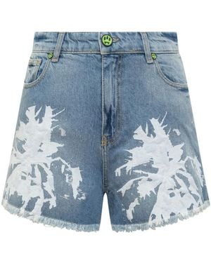Barrow Denim Shorts - Blue