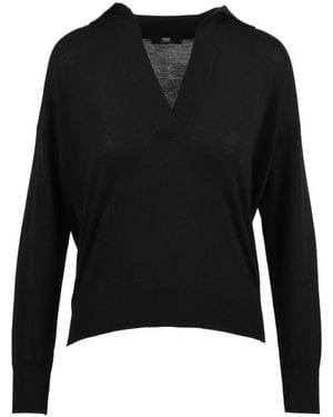 Alpha Studio Truien & Vesten ,Zwart ,Wol Polo