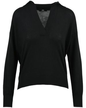 Alpha Studio Truien & Vesten ,Zwart ,Wol Polo