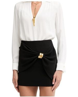 Elisabetta Franchi Short Skirts - Bianco