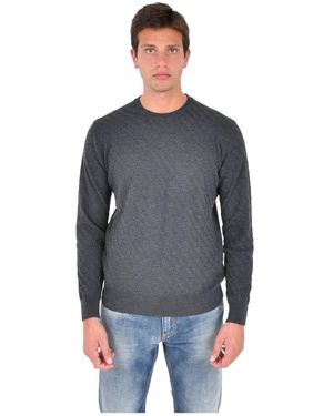 Low Brand Round-Neck Knitwear - Grey