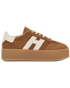 Hogan H698 Platform Veterschoenen - Bruin