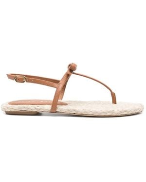 Stuart Weitzman Stilvolle Espadrilles Sandalen - Natur