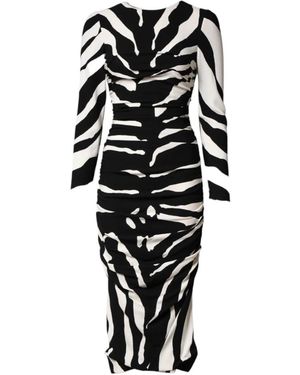 Dolce & Gabbana Midi Dresses - Zwart