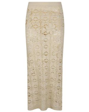 Pinko Midi Skirts - Naturel