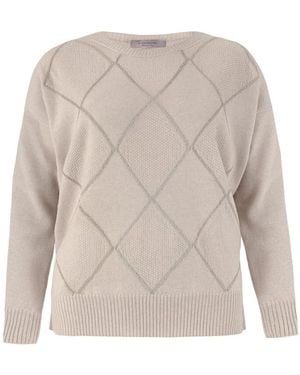 D.exterior Round-Neck Knitwear - Gris