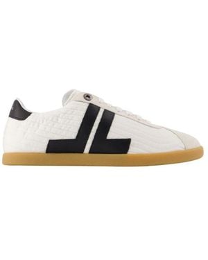 Lanvin Low Top Quilted Sneakers - Weiß