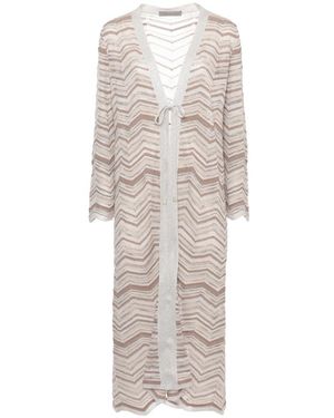 D.exterior Long Knitwear - Natural