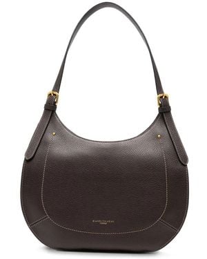 Gianni Chiarini Tassen ,Bruin ,Leer Gabry Schoudertas
