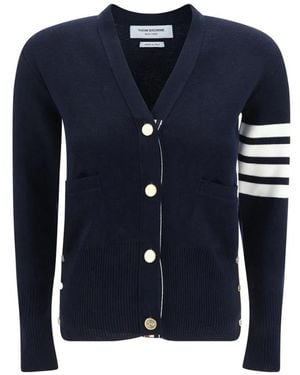 Thom Browne Cardigans - Bleu