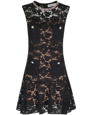 Self-Portrait Short Dresses - Negro